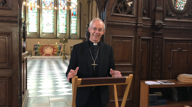 Archbishop of Canterbury Pentecost Reflection